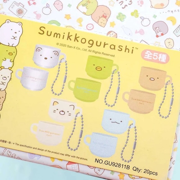 [SUMIKKO GURASHI] Mini Cup Charm Gachapon - Shirokuma (Polar Bear) - Picture 4 of 5